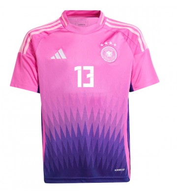 Tyskland Thomas Muller #13 Udebanetrøje EM 2024 Kortærmet